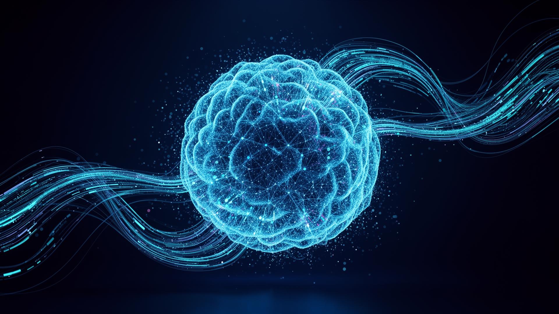 AI neural network visualization